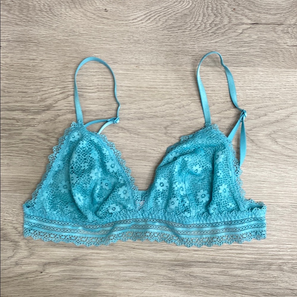 Victoria’s Secret Lace Bralette in Teal